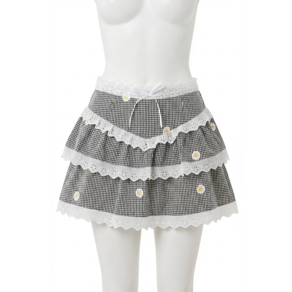 NEW KESTAN daisy mini skirt in grey